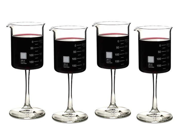 Laboratory Beaker Wine Glasses