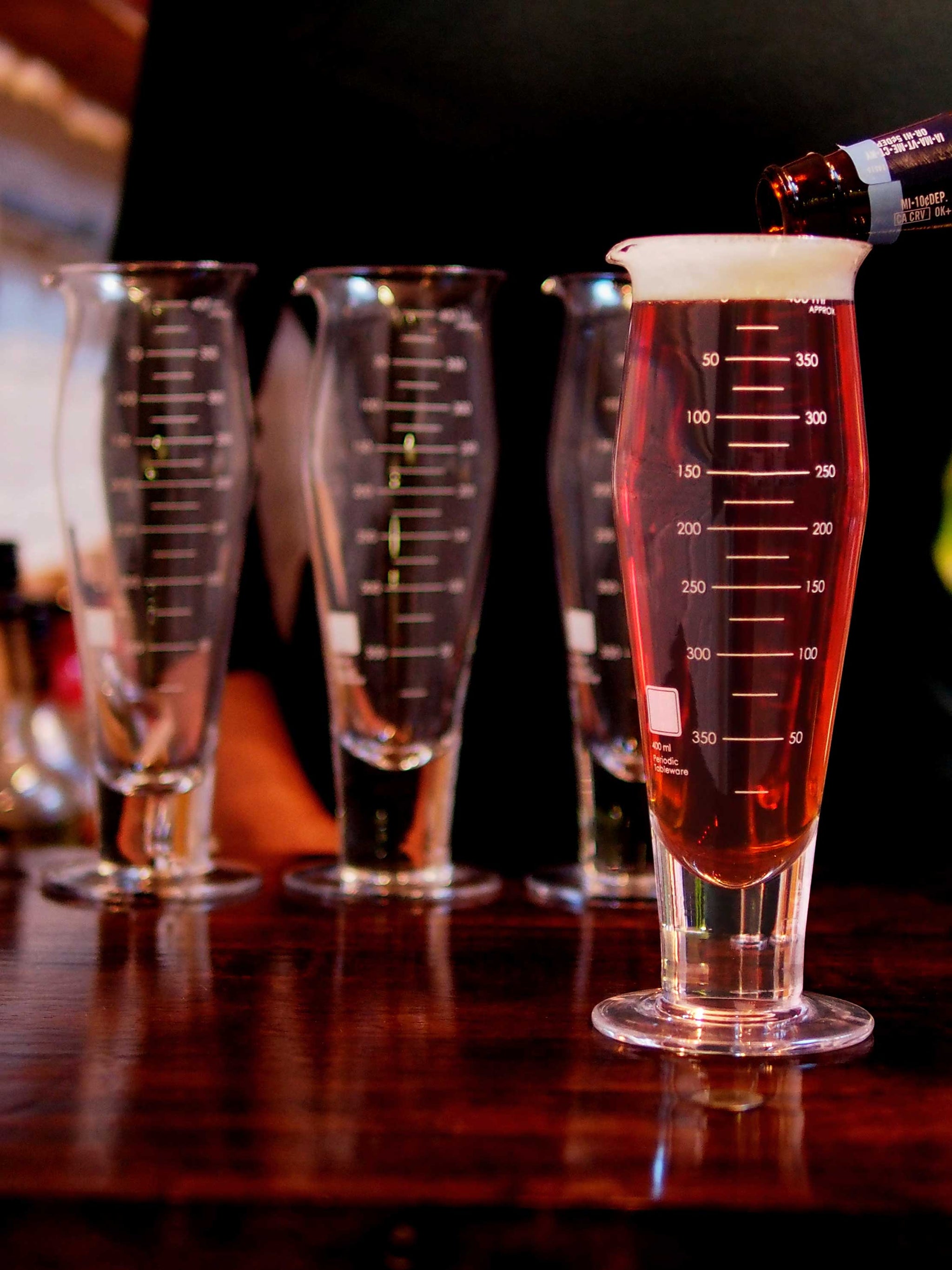 Periodic Table of Beer Can Glasses