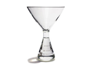 Periodic Tableware Clear Laboratory Martini Glass