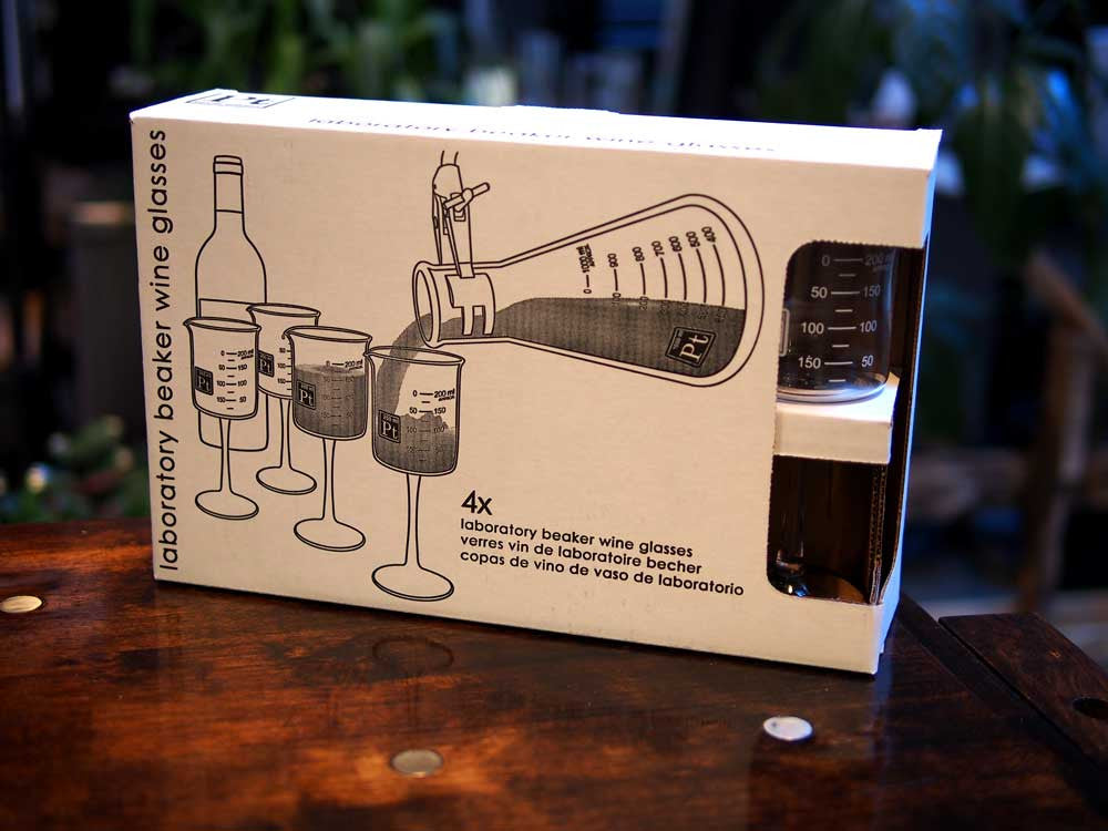 Laboratory Beaker Wine Glasses - Periodic Tableware